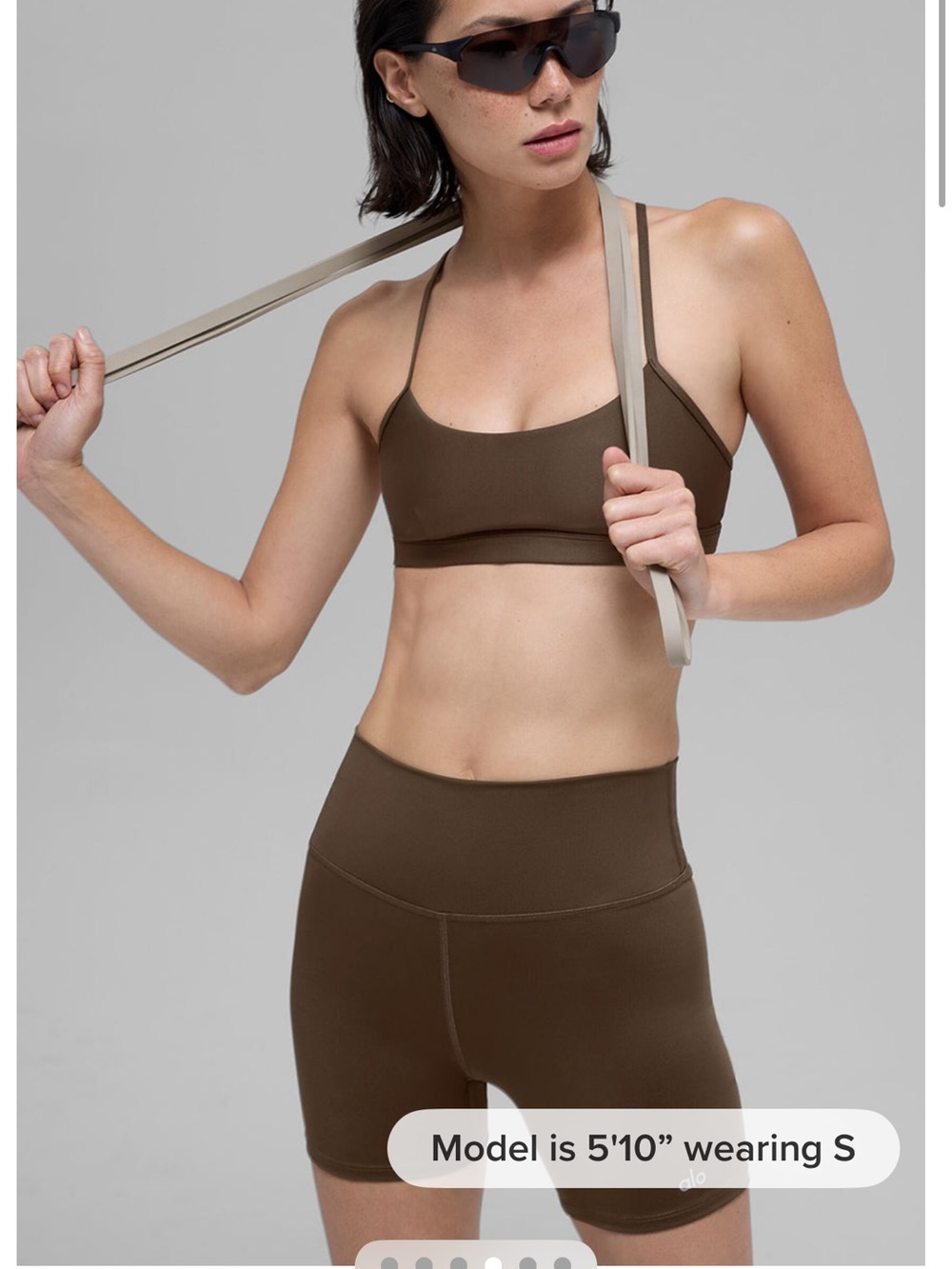 Alo Intrigue Bra Espresso